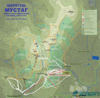 Фрирайд в Шерегеше. Картосхема инструктора Шульца